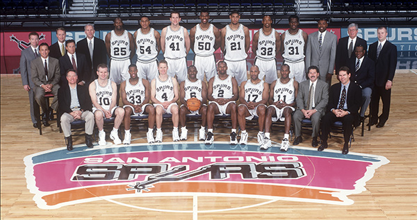 San Antonio Sports Hall of Fame Class of 2025 Inductee the 1999 San Antonio Spurs Team