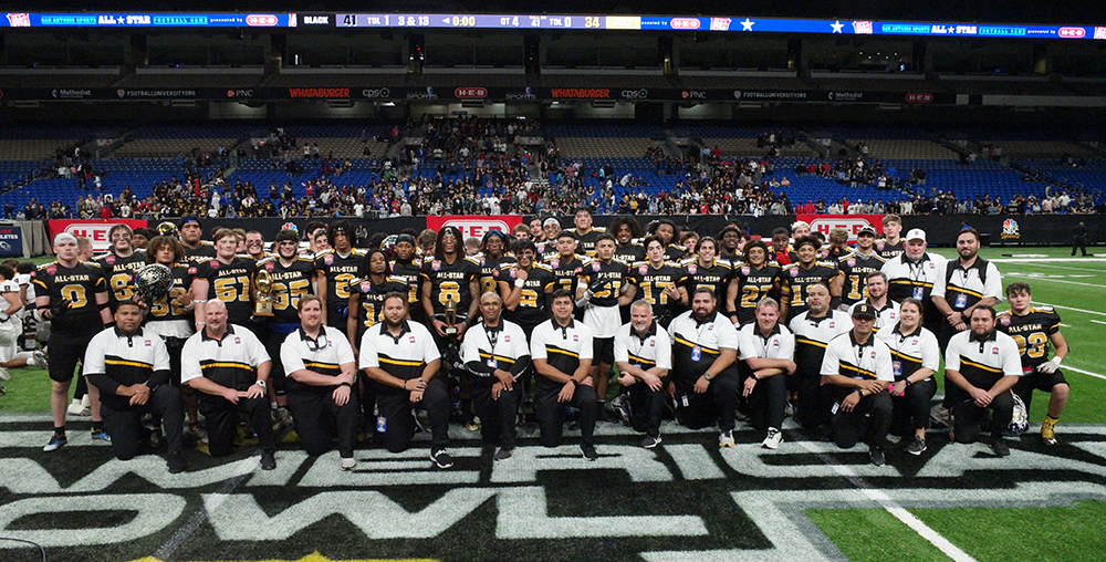 San Antonio Sports All-Star Football Game Winners - Team Black