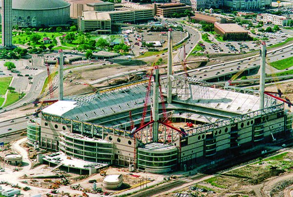 Alamodome construction