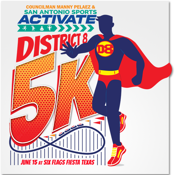 Activate D8 5K at Six Flags Fiesta Texas